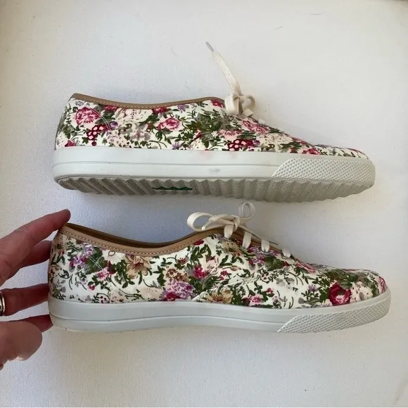 Hotter Mabel Floral Sneaker Lace-Up Comfort Concepts