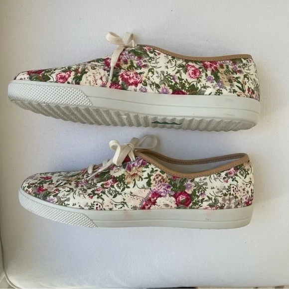 Hotter Mabel Floral Sneaker Lace-Up Comfort Concepts