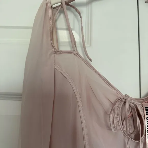 House of CB Ophelia Midi Dress in Blush Size‎ Small NWT