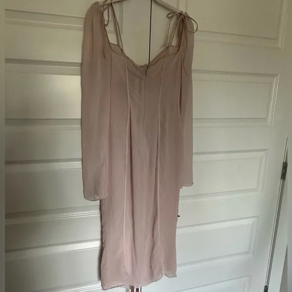 House of CB Ophelia Midi Dress in Blush Size‎ Small NWT