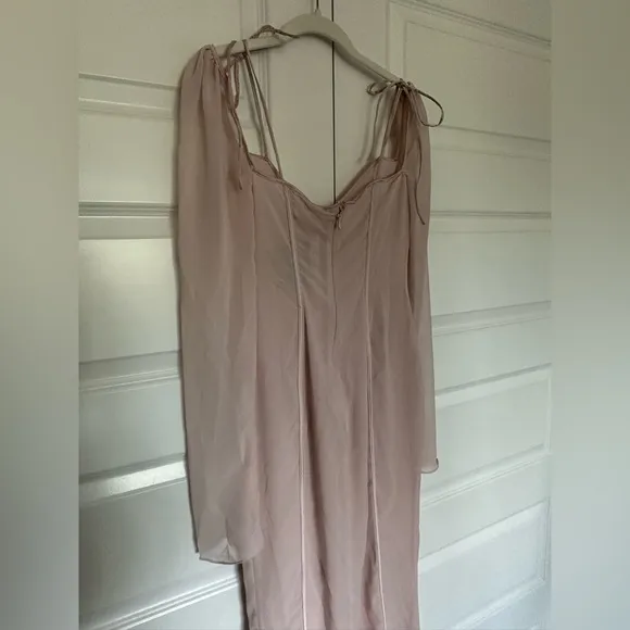 House of CB Ophelia Midi Dress in Blush Size‎ Small NWT