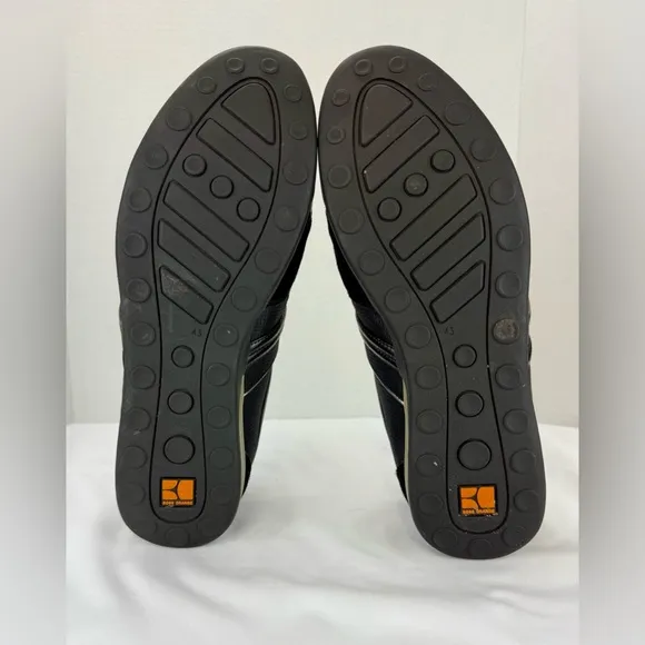 Hugo Boss Orange Black Slip-On Sneakers Tennis Shoes Black Size 43 - US Men’s 10