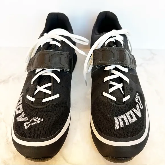 INOV-8 FASTLIFT 325 Standard Fit Black &amp; White Lifting Shoes 10.5/42