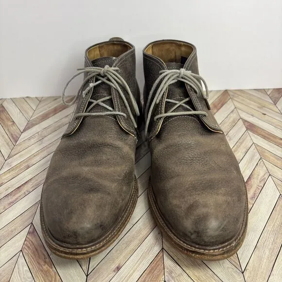 J Shoes Brown Leather Chukka BootMens sz 11 Lace-up  Handcrafted