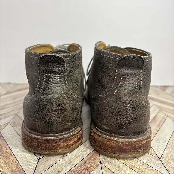 J Shoes Brown Leather Chukka BootMens sz 11 Lace-up  Handcrafted