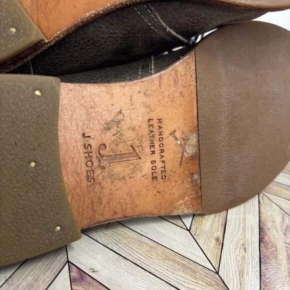 J Shoes Brown Leather Chukka BootMens sz 11 Lace-up  Handcrafted