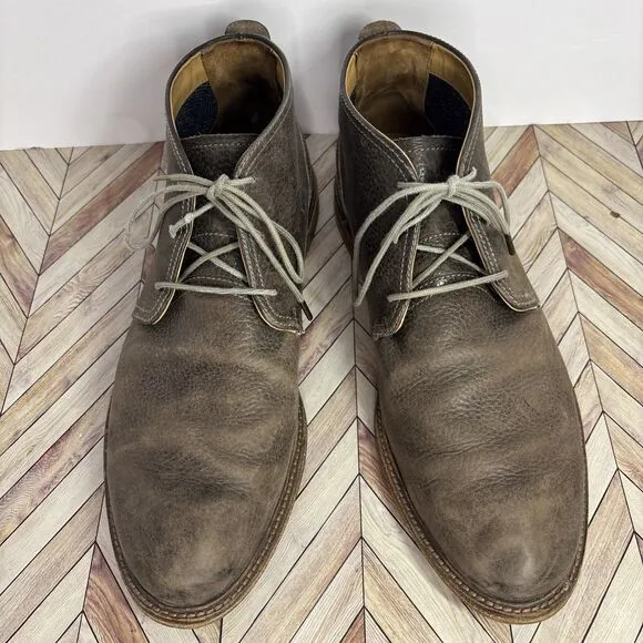 J Shoes Brown Leather Chukka BootMens sz 11 Lace-up  Handcrafted