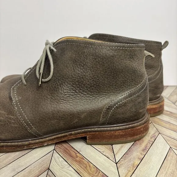 J Shoes Brown Leather Chukka BootMens sz 11 Lace-up  Handcrafted