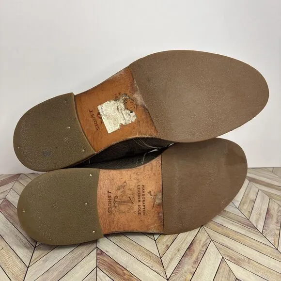 J Shoes Brown Leather Chukka BootMens sz 11 Lace-up  Handcrafted