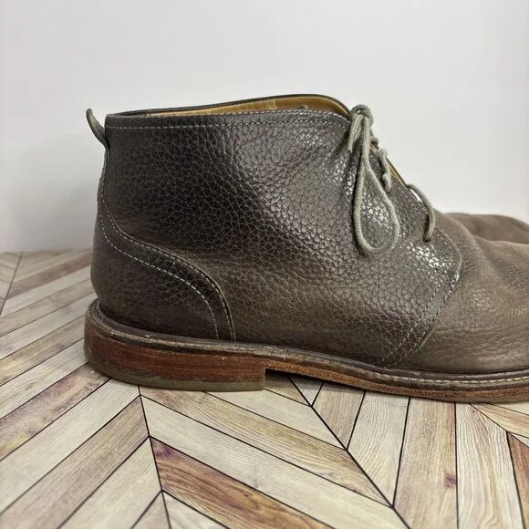 J Shoes Brown Leather Chukka BootMens sz 11 Lace-up  Handcrafted