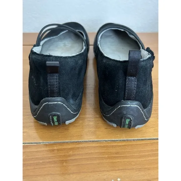 Jambu &quot;Mason&quot; Black Suede Mary Jane Flat Comfort Shoes Women's Size 8.5M