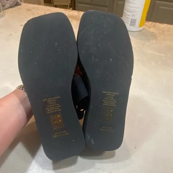 Jeffrey Campbell LIKE NEW platform starkly foam elastic sandals Y2K size 7