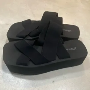 Jeffrey Campbell LIKE NEW platform starkly foam elastic sandals Y2K size 7