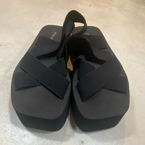 Jeffrey Campbell LIKE NEW platform starkly foam elastic sandals Y2K size 7