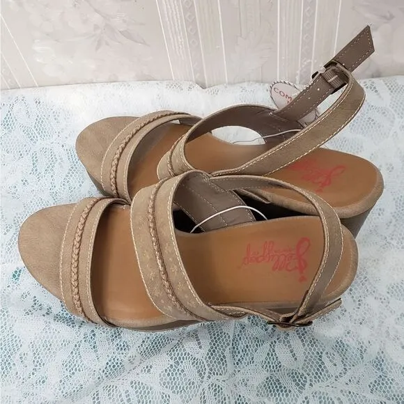 Jellypop Comfort Fit Wedges Sandals NWOT