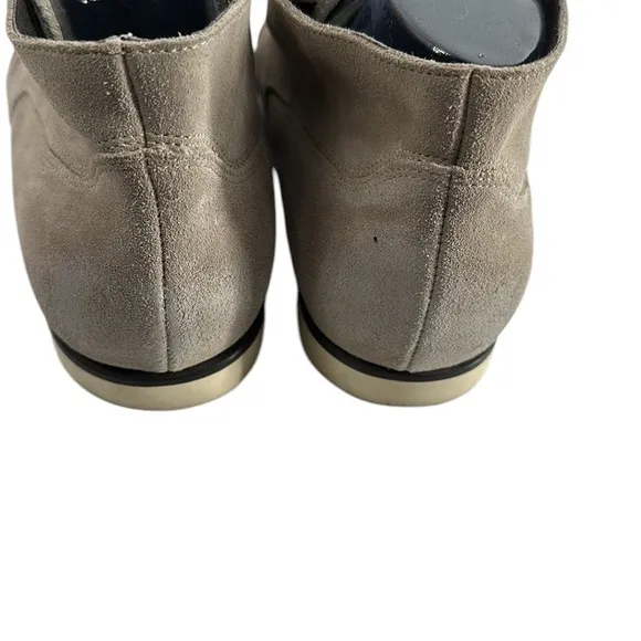 John Varvatos USA Beige Suede Lace Up moccasin Ankle Chukka Boots Sz 11.5