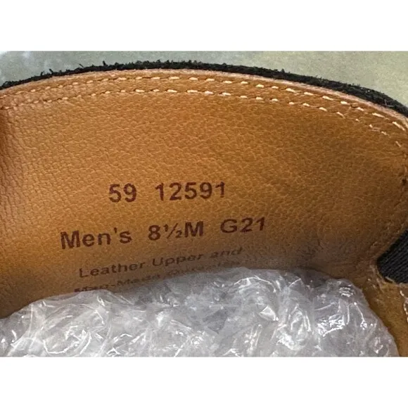 Johnston &amp; Murphy Men's Horsebit Loafers Dress Shoes Size 8.5 Nubuck Leather