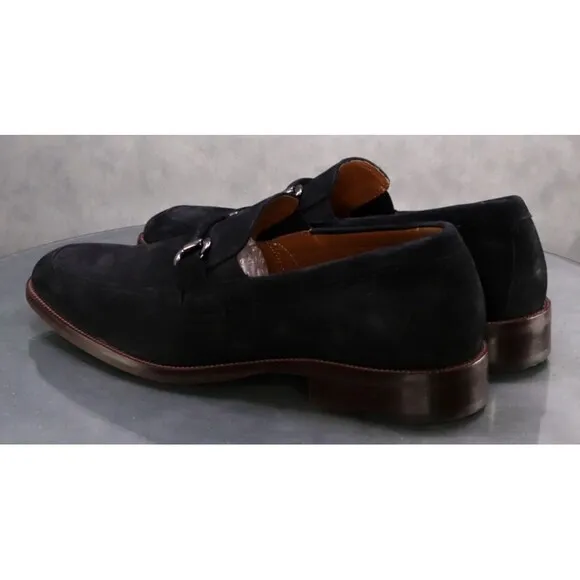 Johnston &amp; Murphy Men's Horsebit Loafers Dress Shoes Size 8.5 Nubuck Leather