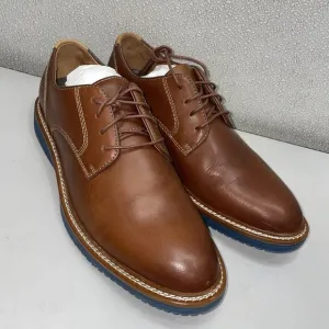 Johnston &amp; Murphy Upton Plain Toe Shoes Tan Leather Men’s Size 9 Full Grain