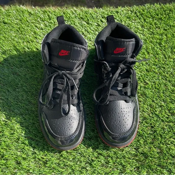 Jordan 1 Mid (PS) Black Red Size 2.5Y