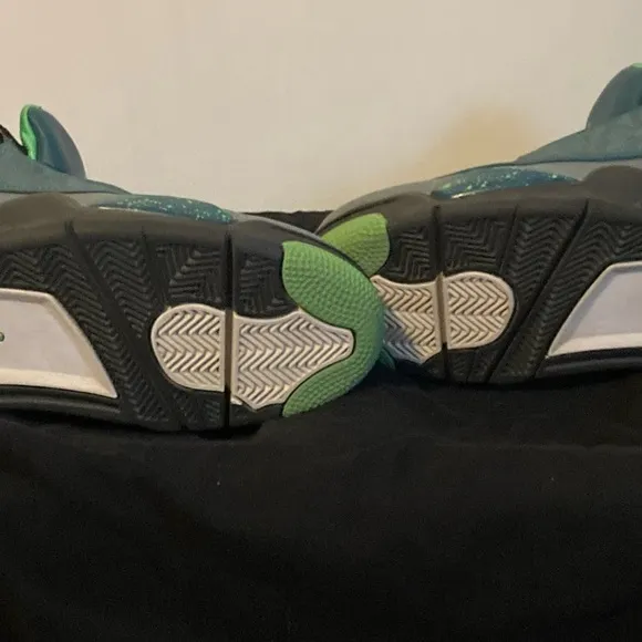 Jordan Dub Zero Sz.9 Teal and Green Men's Sneakers