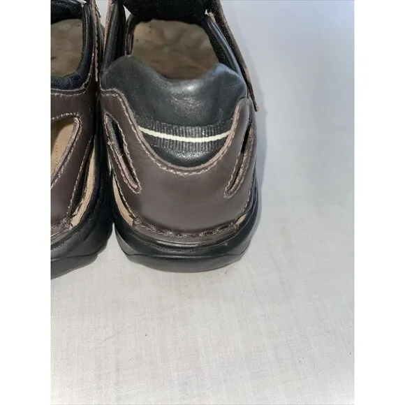 Josef Seibel Comfort Huarache Men’s Size 43 U.S. 9.5 M Brown Leather Sandals