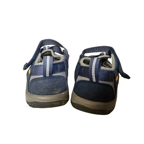 KEEN Venice H2 Hiking Waterproof Comfort Sandals Navy Blue And Grey Youth Size 2