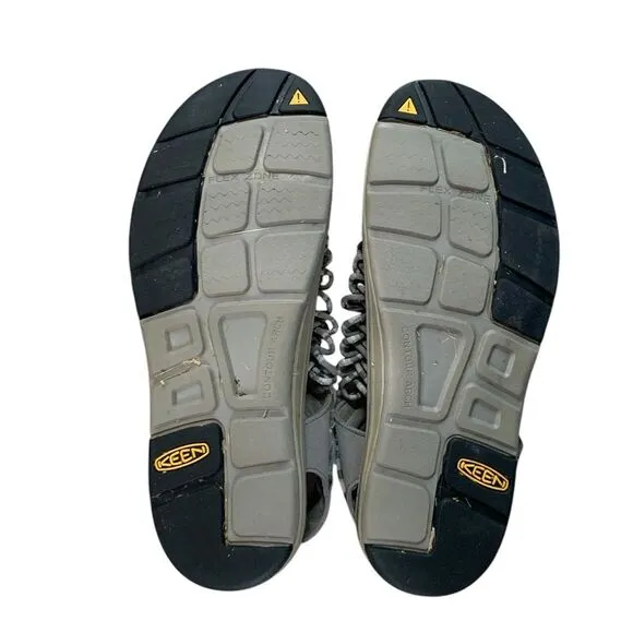 KEEN UNEEK Sandals in Light Gray Size 13