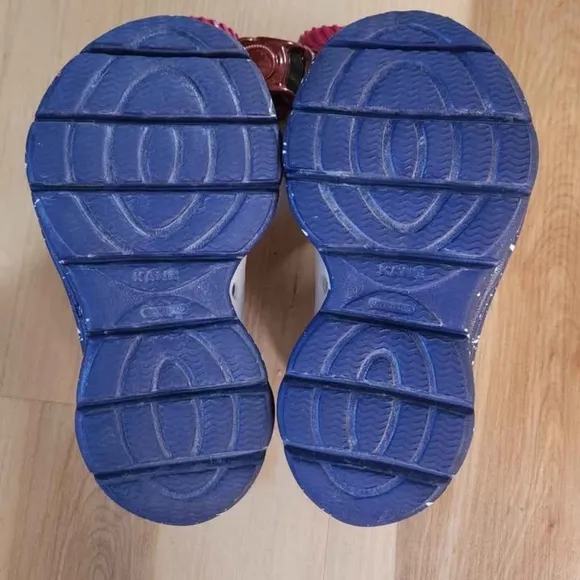 Kids Blue and Red Shoes