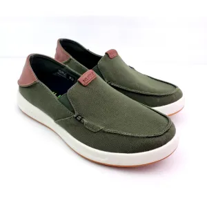 Kuru Pace Mens Size 7 Olive Green Slip On Comfort Loafer Sneaker Shoes 10420970