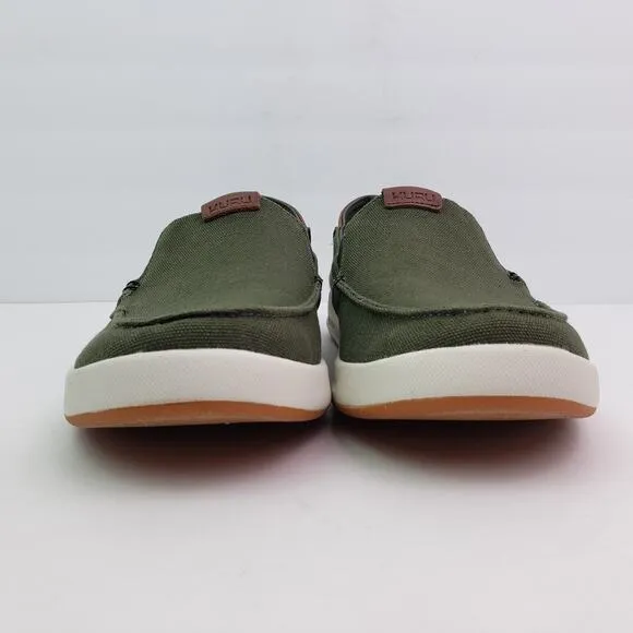 Kuru Pace Mens Size 7 Olive Green Slip On Comfort Loafer Sneaker Shoes 10420970