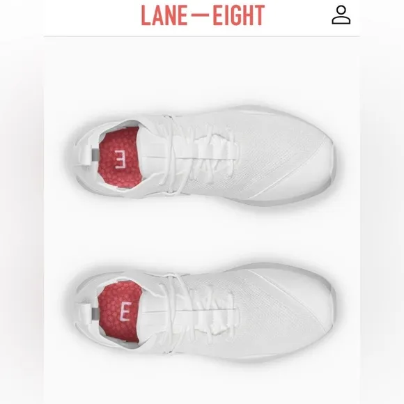 LANE-EIGHT ARCTIC WHITE MENS HIIT TRAINER SHOES SIZE 11 - Barely tried on