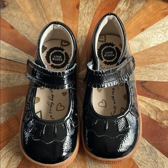 Livie &amp; Luca Black Dress Shoes with Mary Jane Style