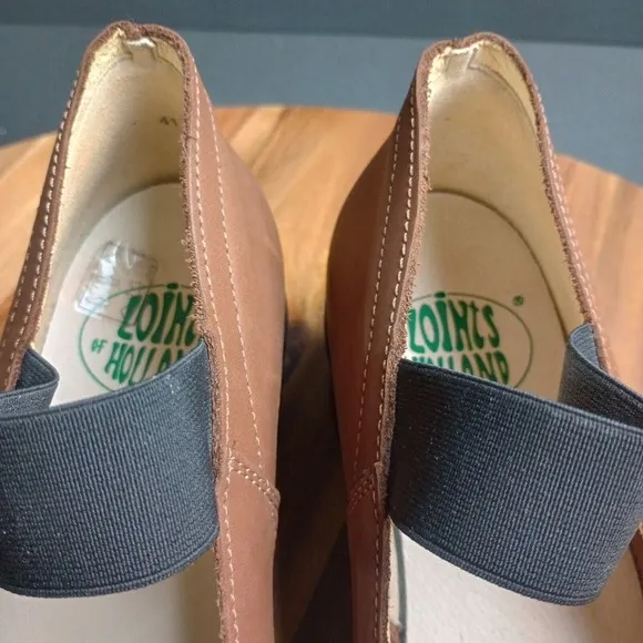 Loints of Holland Shoes Leather Mary Jane Wedge Size 41 Comfort Shoes