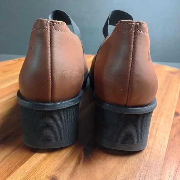 Loints of Holland Shoes Leather Mary Jane Wedge Size 41 Comfort Shoes