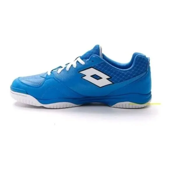 Lotto Tacto 200 V ID Indoor Futsal Soccer Shoes Size Men's 10 Diva Blue 214586