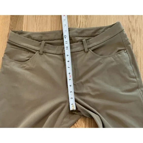 Lululemon Mens Tan ABC Classic-Fit 5 Pocket Pant sz 36