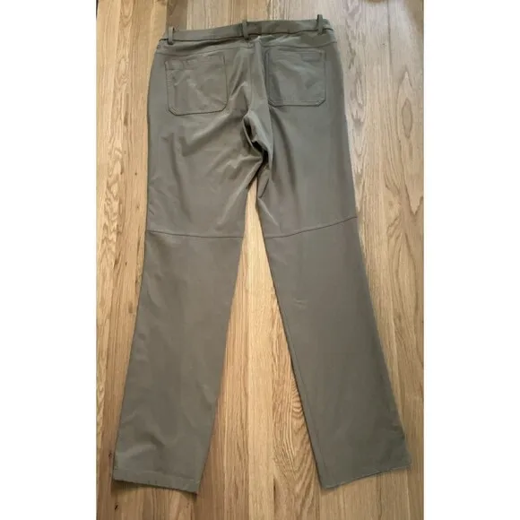 Lululemon Mens Tan ABC Classic-Fit 5 Pocket Pant sz 36