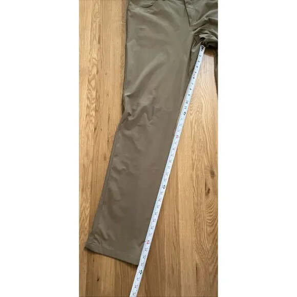 Lululemon Mens Tan ABC Classic-Fit 5 Pocket Pant sz 36