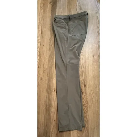 Lululemon Mens Tan ABC Classic-Fit 5 Pocket Pant sz 36