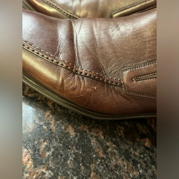 Magnanni Madrid Venetian Loafer, Brown Leather, Mens Size 14