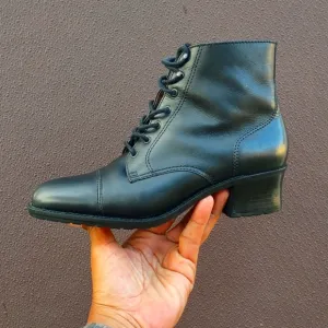 Maripé Women's &quot;BROOKE&quot; OLD SKOOL INSPIRED LEATHER ANKLE BOOT