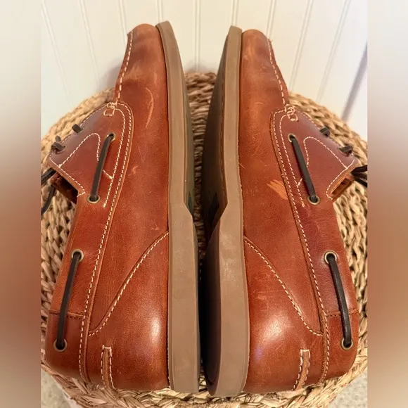 Martin Dingman Loake Lymington Style Classic Brown Boat Shoes. Size 10. Great UC