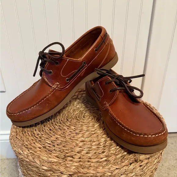 Martin Dingman Loake Lymington Style Classic Brown Boat Shoes. Size 10. Great UC