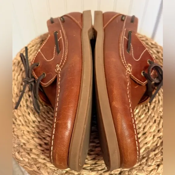 Martin Dingman Loake Lymington Style Classic Brown Boat Shoes. Size 10. Great UC