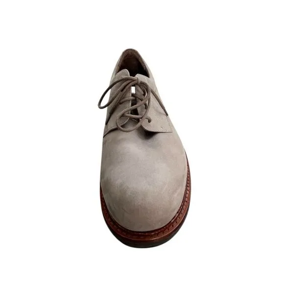 Men’s Dansko Oxford Shoes - Size 46, Grey Beige Suede EUC