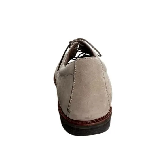 Men’s Dansko Oxford Shoes - Size 46, Grey Beige Suede EUC