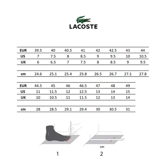 Mens Lacoste Sneakers Run Spin Comfort 2 Size 13 Athletic NEW White Lilac Green