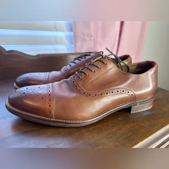 Men’s 13M Johnston Murphy Tru Foam Smart Technology Dress shoes Cap Toe Oxford