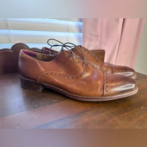 Men’s 13M Johnston Murphy Tru Foam Smart Technology Dress shoes Cap Toe Oxford
